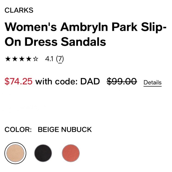 Clarks ‘Ambyrlyn Park’ Beige Nubuck Slip on Shoe - Picture 10 of 11